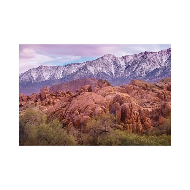 Sierra Nevada Mountains Form The Alabama Hills, California by Tim Fitzharris - Wrapped Canvas Print Alpen Home Size: 20.32cm H x 30.48cm W x 1.905cm D on Productcaster.