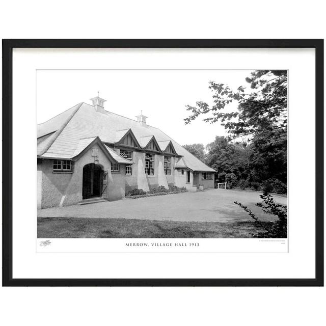 'Merrow, Village Hall 1913' by Francis Frith - Picture Frame Photograph Print on Paper The Francis Frith Collection Size: 28cm H x 36cm W x 2.3cm D on Productcaster.