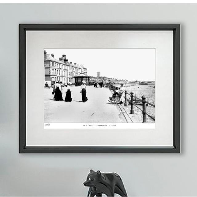 'Penzance, Promenade 1906' - Picture Frame Photograph Print on Paper The Francis Frith Collection Size: 40cm H x 50cm W x 2.3cm D on Productcaster.