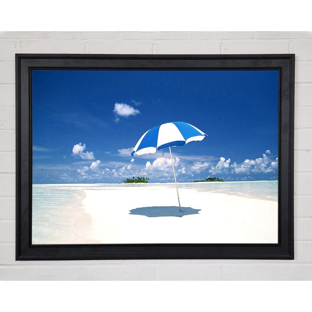 Beach And Sea Of Hawaii- Framed Print Highland Dunes Size: 29.7cm H x 42cm W on Productcaster.