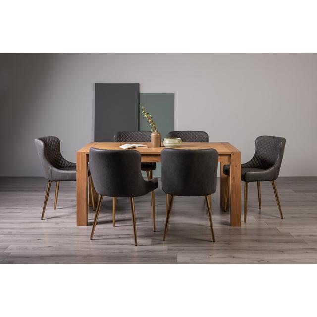 6 - Person Extendable Dining Set Bentley Designs Table Colour: Natural on Productcaster.