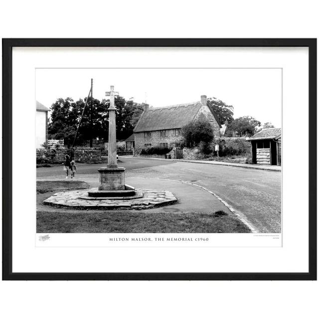 'Milton Malsor, the Memorial C1960' by Francis Frith - Picture Frame Photograph Print on Paper The Francis Frith Collection Size: 60cm H x 80cm W x 2. on Productcaster.