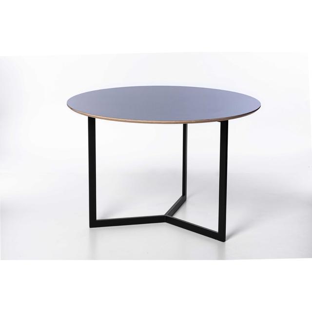 Couey Trestle Dining Table Ebern Designs Table Top Colour: Dark Grey on Productcaster.