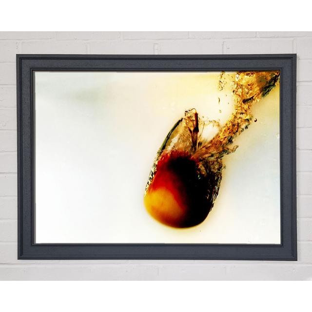 Peach Water Fizz - Single Picture Frame Art Prints Ebern Designs Size: 29.7cm H x 42cm W on Productcaster.