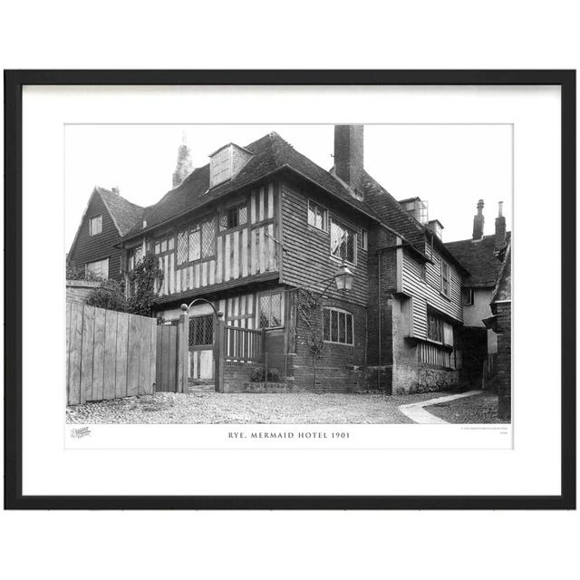 'Rye, Mermaid Hotel 1901' by Francis Frith - Picture Frame Photograph Print on Paper The Francis Frith Collection Size: 45cm H x 60cm W x 2.3cm D on Productcaster.