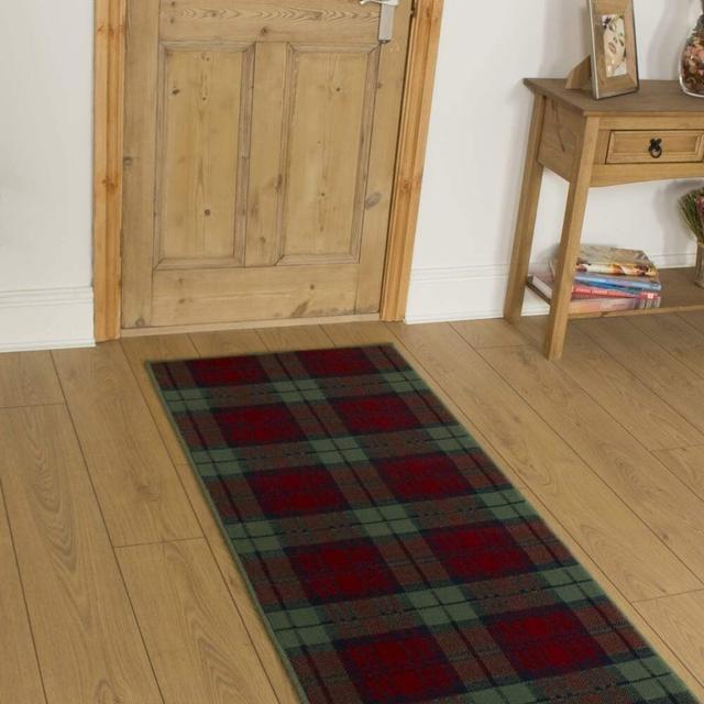 Ashburton Tufted Red/Green Hallway Runner Rug Alpen Home Rug Size: Runner 270cm x 60cm on Productcaster.