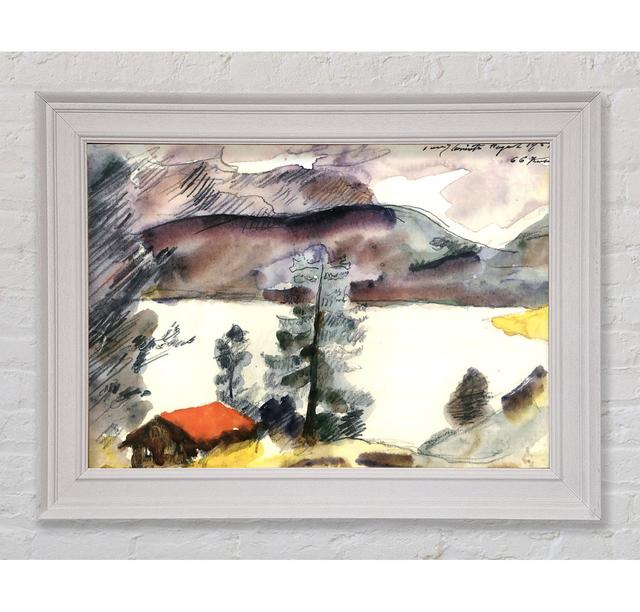 Lovis Corinth Walchensee 7 Framed Print Union Rustic Format: White Framed Paper, Size: 21cm H x 42cm W x 8cm D on Productcaster.