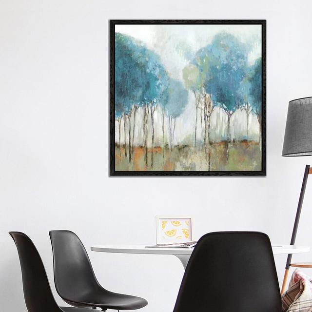 Misty Meadow II by Allison Pearce - Painting on Canvas Alpen Home Format: Black Framed Canvas, Size: 93.98cm H x 93.98cm W x 3.81cm D on Productcaster.