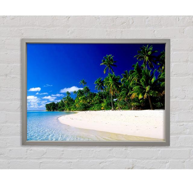 Paradise Island Getaway - Single Picture Frame Art Prints on Canvas Bright Star Size: 84.1cm H x 118.9cm W x 3.3cm D on Productcaster.