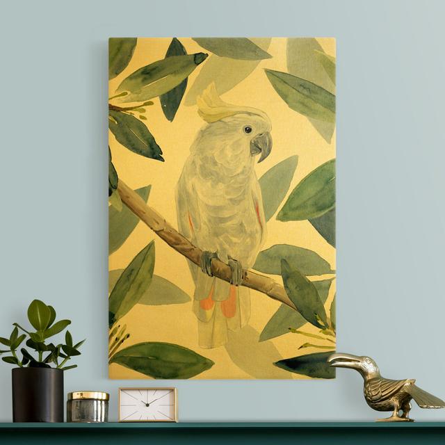 Tropical Cockatoo II - Wrapped Canvas Graphic Art Bay Isle Home Size: 60cm H x 40cm W on Productcaster.