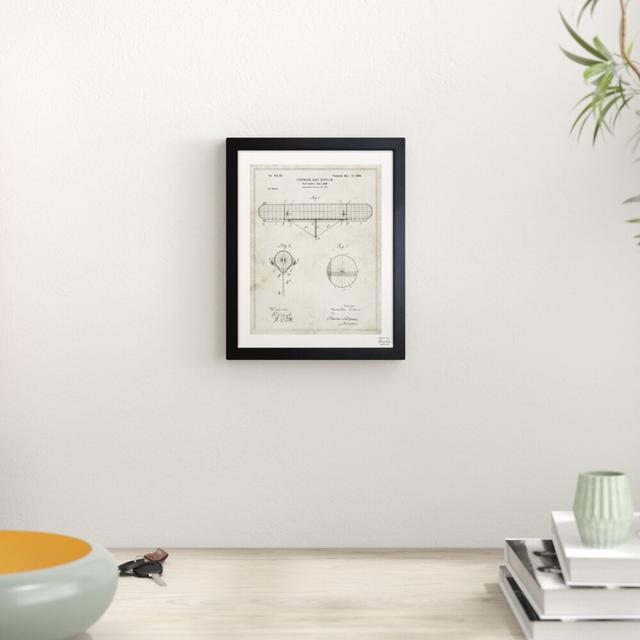 'Zeppelin Navigable Balloon 1899' Framed Graphic Art Print East Urban Home Size: 31cm H x 25cm W on Productcaster.