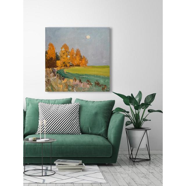 "Nature''s Beauty" Painting Print On Wrapped Canvas ClassicLiving Size: 66cm H x 66cm W x 3.81cm D on Productcaster.