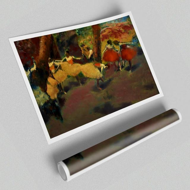 'Before the Performance' by Edgar Degas - Unframed Painting Print on Paper East Urban Home Size: 59.4 cm H x 84.1 cm W on Productcaster.