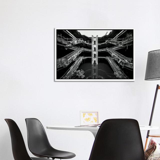 Apocalypse by Simon Yeung - Gallery-Wrapped Canvas Giclée on Canvas Ebern Designs Format: White Framed, Size: 66.04cm H x 101.6cm W x 3.81cm D on Productcaster.