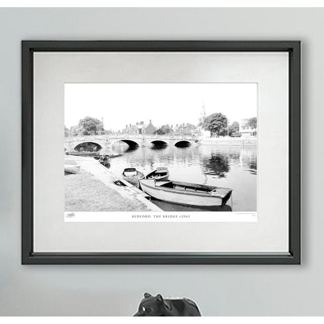 'Bedford, the Bridge C1965' - Picture Frame Photograph Print on Paper The Francis Frith Collection Size: 45cm H X 60cm W x 2cm D on Productcaster.