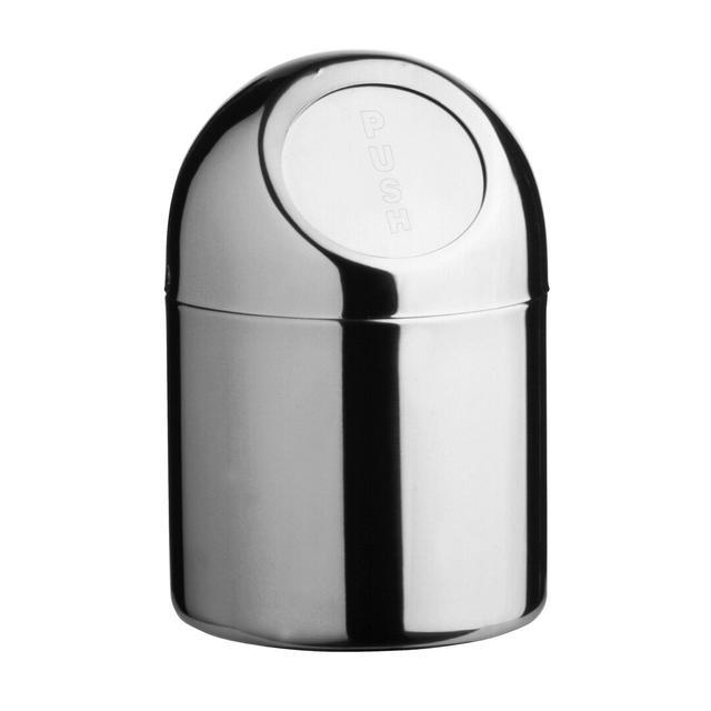 Stainless Steel Swing Top Countertop Waste Basket Symple Stuff on Productcaster.