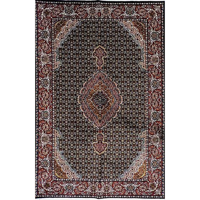 Oriental Machine Woven 150cm X 225cm Brown/Black Area Rug Scarlet Rugs on Productcaster.