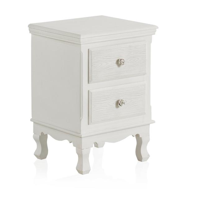 Valmer 2 Drawer Bedside Table Fleur De Lis Living on Productcaster.