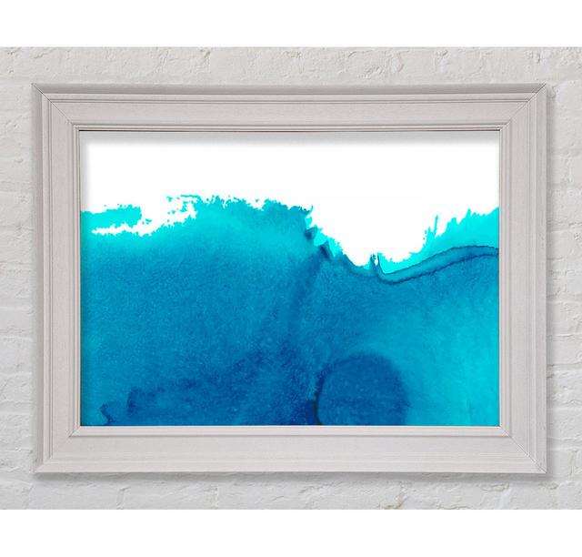 Movement Of The Ocean Framed Print Ivy Bronx Size: 42cm H x 59.7cm W x 8cm D, Format: Galway White Framed Paper on Productcaster.