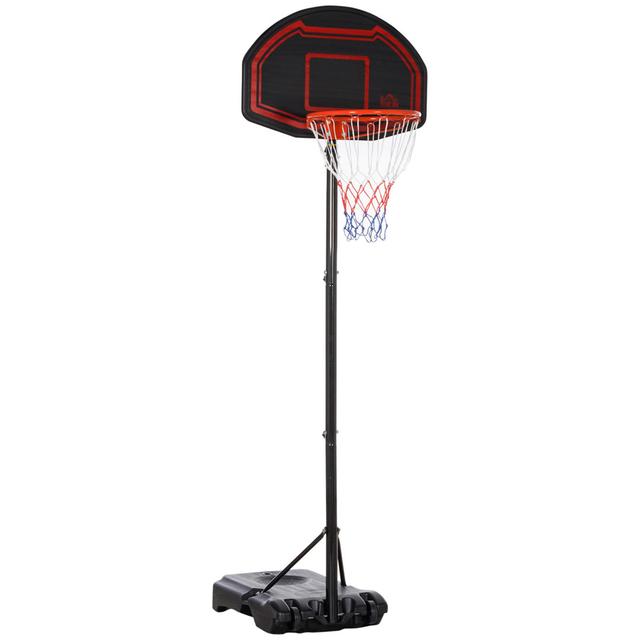 Basketball Hoop Stand HOMCOM Size: 295" H x 70" W x 76" D on Productcaster.