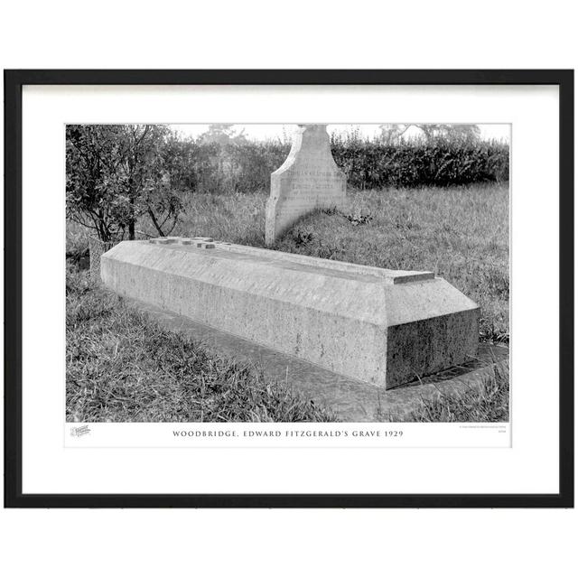 'Woodbridge, Edward Fitzgerald's Grave 1929' by Francis Frith - Picture Frame Photograph Print on Paper The Francis Frith Collection Size: 45cm H x 60 on Productcaster.