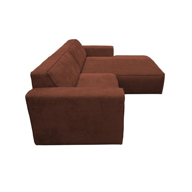 Corner Sofa EUFurniFuture Upholstery Colour: Brown, Orientation: Right Hand Facing on Productcaster.