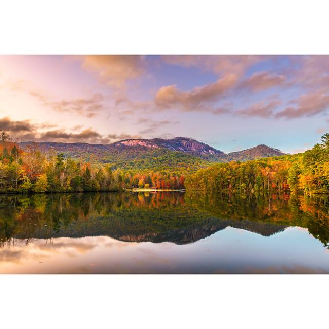 Lake in Autumn by Sean Pavone - Wrapped Canvas Photograph Alpen Home Size: 20cm H x 30cm W on Productcaster.