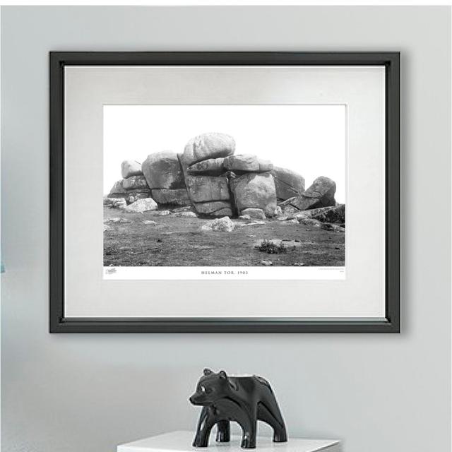 'Helman Tor, 1903' - Picture Frame Photograph Print on Paper The Francis Frith Collection Size: 40cm H x 50cm W x 2.3cm D on Productcaster.