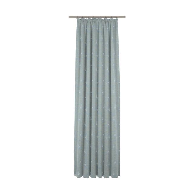 Elisa Pencil Pleat Room Darkening Curtains The Seasonal Aisle Colour: Blue, Dimensions per curtain: 135 W x 245 D cm on Productcaster.