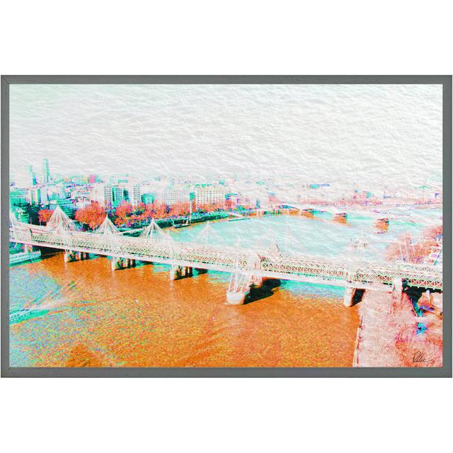 Single Picture Frame Print Borough Wharf Size: 31cm H x 41cm W, Frame Option: Grey on Productcaster.