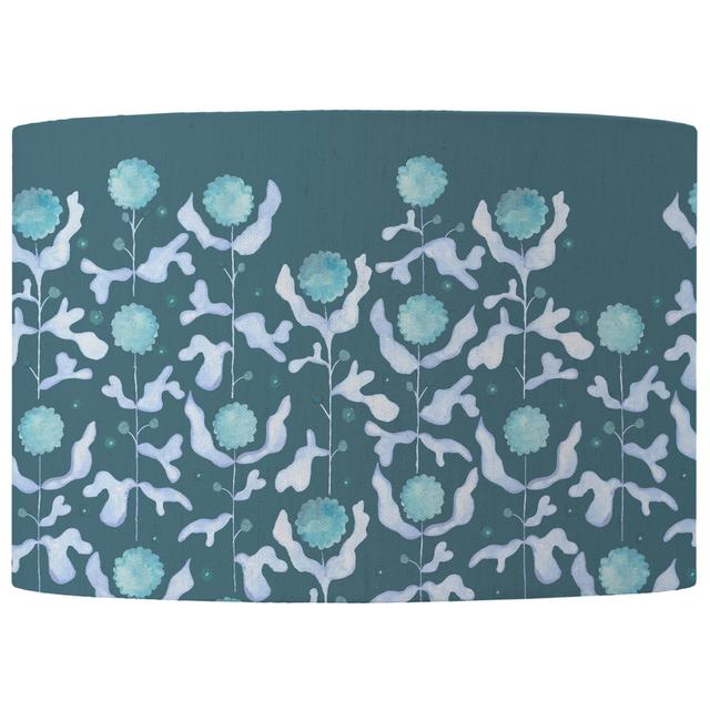 Mariani Teal Eva Lampshade Voyage Maison Colour: Teal, Size: 29cm H x 52cm W x 52cm D on Productcaster.