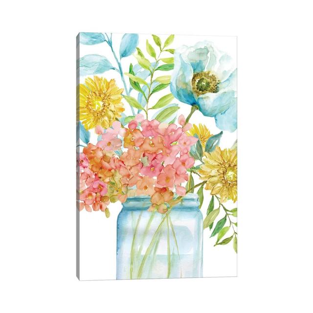 Summer Fresh II Fleur De Lis Living Format: Wrapped Canvas, Size: 30.48cm H x 20.32cm W x 1.91cm D on Productcaster.