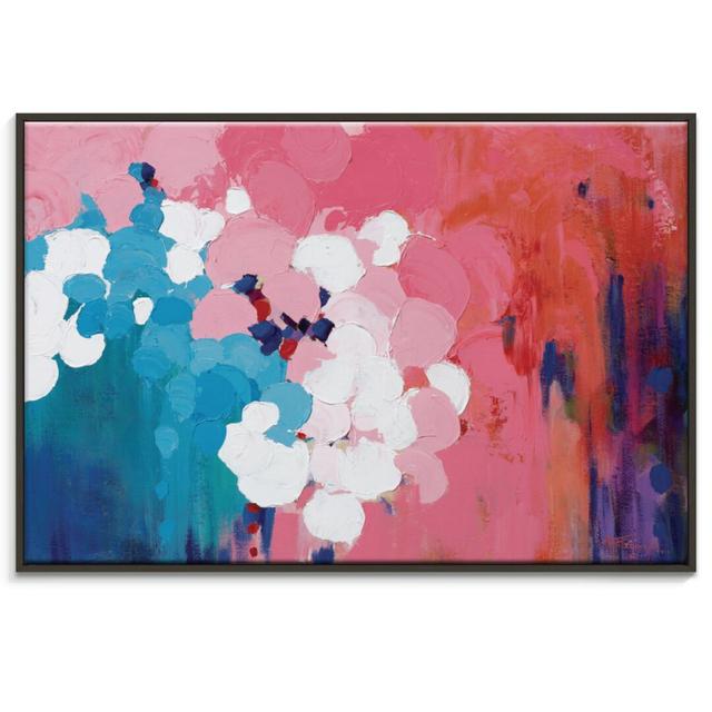 'Artist Painting Palette' Art Print on Canvas East Urban Home Size: 51cm H x 76cm W, Format: Wrapped Canvas on Productcaster.