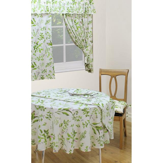 Frayed Herbs Table Cloth Rosalind Wheeler Size: 177cm W x 177cm L on Productcaster.