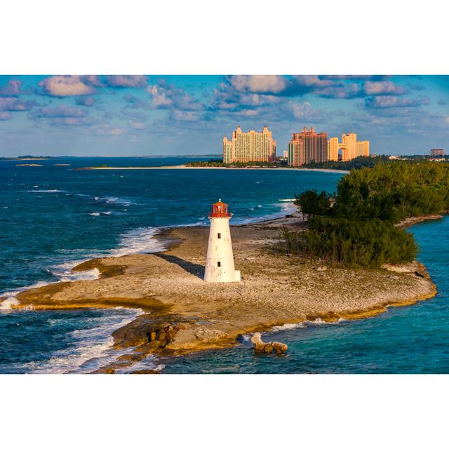 Lighthouse on Paradise Island by VladimirSklyarov - Wrapped Canvas Photograph Breakwater Bay Size: 81cm H x 122cm W on Productcaster.