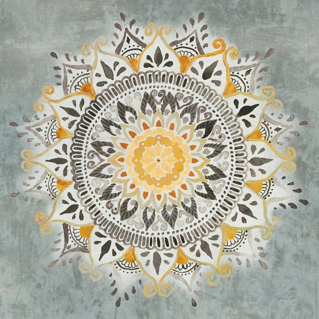 Mandala Delight I by Danhui Nai - Wrapped Canvas Painting Latitude Vive Size: 76cm H x 76cm W on Productcaster.