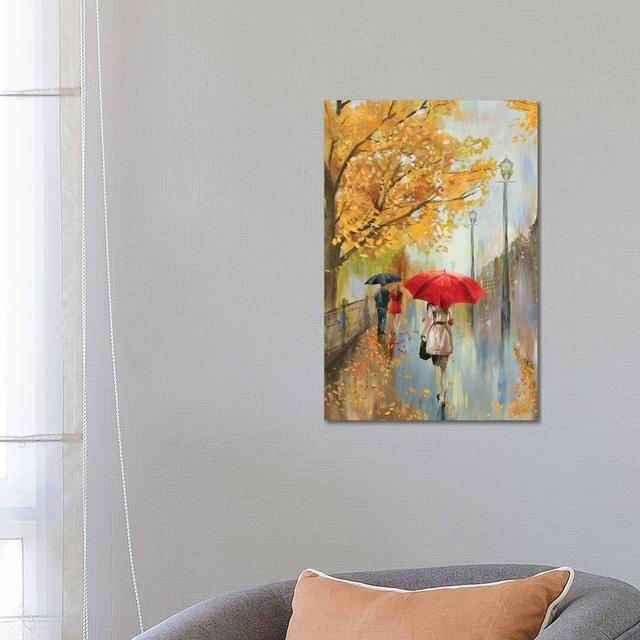 Across the Avenue by Allison Pearce - Painting Print on Canvas 17 Stories Format: Wrapped Canvas, Size: 66.04cm H x 45.72cm W x 3.81cm D on Productcaster.