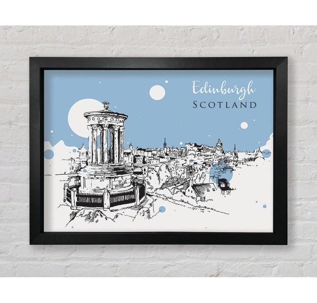 Scotland In Ink - Single Picture Frame Art Prints Rosalind Wheeler Size: 42cm H x 59.7cm W on Productcaster.