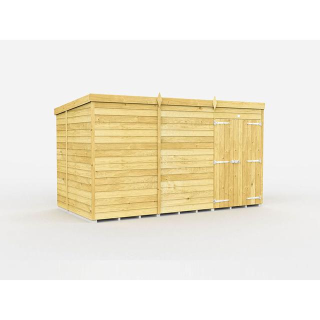 12Ft X 6Ft Pent Shed - Double Door Without Windows Total Sheds on Productcaster.