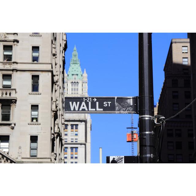 Wall Street in New York - Wrapped Canvas Photograph 17 Stories Size: 51cm H x 76cm W on Productcaster.