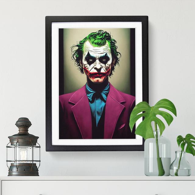 FRM-V0523-2494X The Joker Vol.1 - Print Big Box Art Size: 34cm H x 25cm W x 2cm D, Frame Option: Walnut on Productcaster.