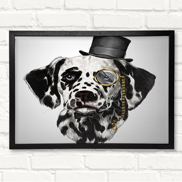 Clever Dalmation Dog Framed Print Happy Larry Size: 29.7cm H x 42cm W on Productcaster.