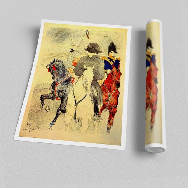 'Napoleon 2' by Henri de Toulouse-Lautrec - Unframed Graphic Art Print on Paper East Urban Home Size: 100cm H x 141.4cm W on Productcaster.