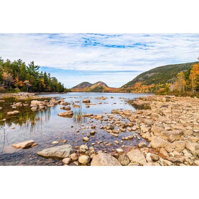 Jordan Pond by Silvia Bianchini - Wrapped Canvas Art Prints Alpen Home Size: 30cm H x 46cm W on Productcaster.