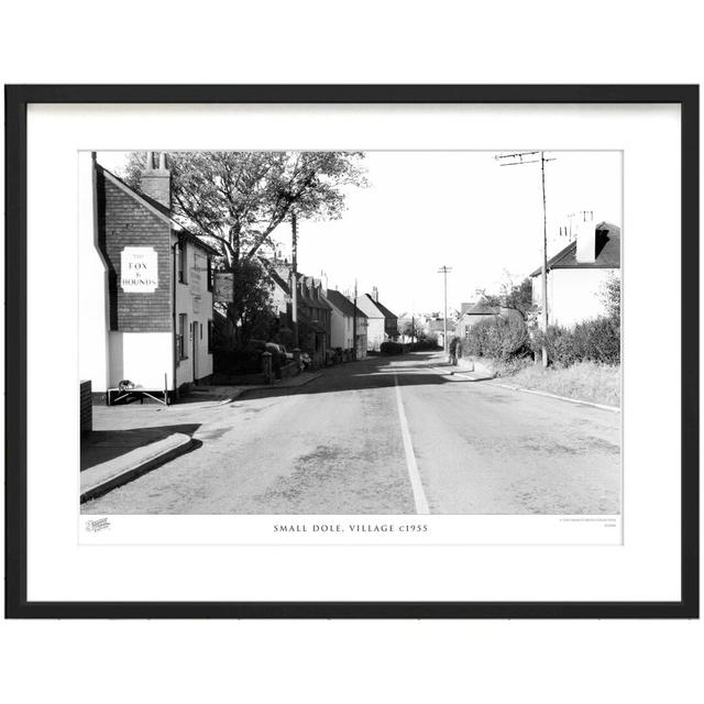 'Small Dole, Village C1955' by Francis Frith - Picture Frame Photograph Print on Paper The Francis Frith Collection Size: 28cm H x 36cm W x 2.3cm D on Productcaster.