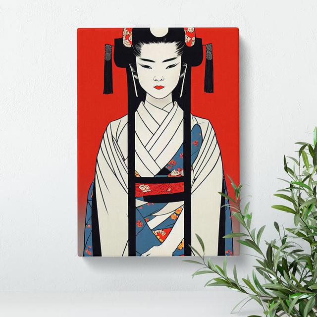 Awesome Geisha ClassicLiving Size: 50cm H x 35cm W x 3cm D on Productcaster.