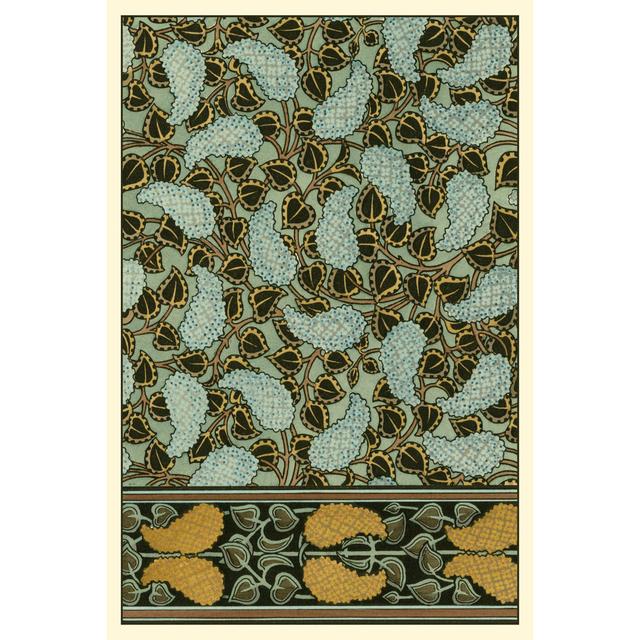 Garden Tapestry I by Grasset - Wrapped Canvas Graphic Art Astoria Grand Size: 91cm H x 61cm W on Productcaster.