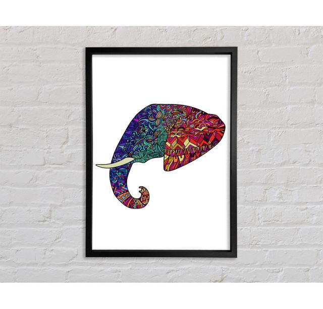 Indian Elephant Head Framed Print Bright Star Size: 84.1cm H x 118.9cm W x 3.3cm D on Productcaster.