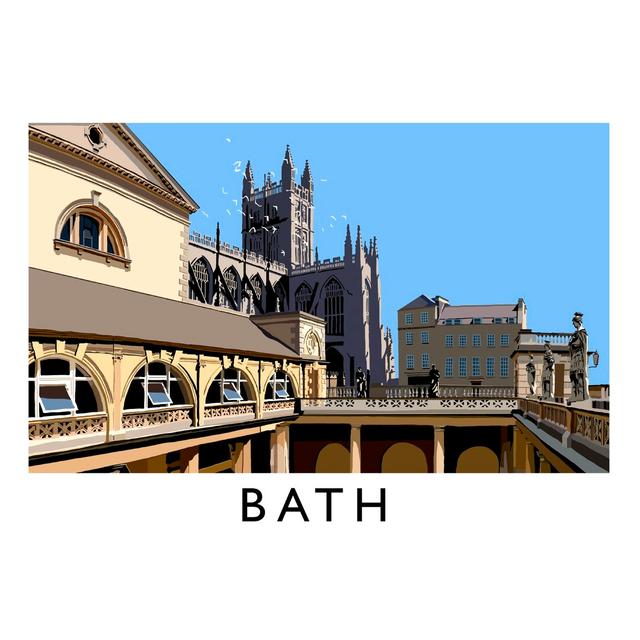 Bath 2 by Richard O'Neil - Print East Urban Home Size: 30 cm H x 40 cm W x 1 cm D, Format: No Frame on Productcaster.