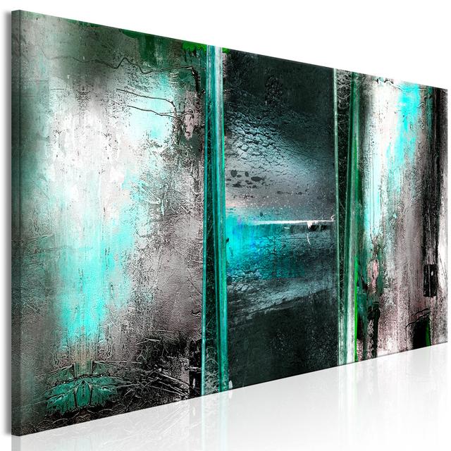 Smell Of Winter - Painting on Canvas Latitude Run Size: 45cm H x 135cm W x 1.3cm D on Productcaster.